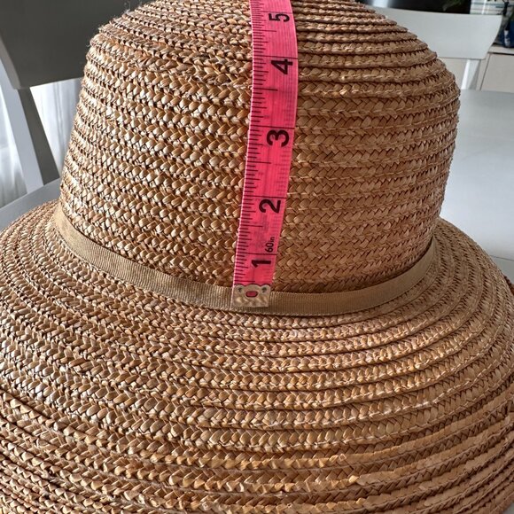 BETMAR Women's French Cloche 100% Straw Hat - Picture 7 of 8